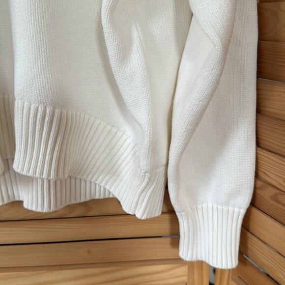 Like New Quince 100% Organic Cotton Boyfriend Crew S Ivory - Picture 7 of 8